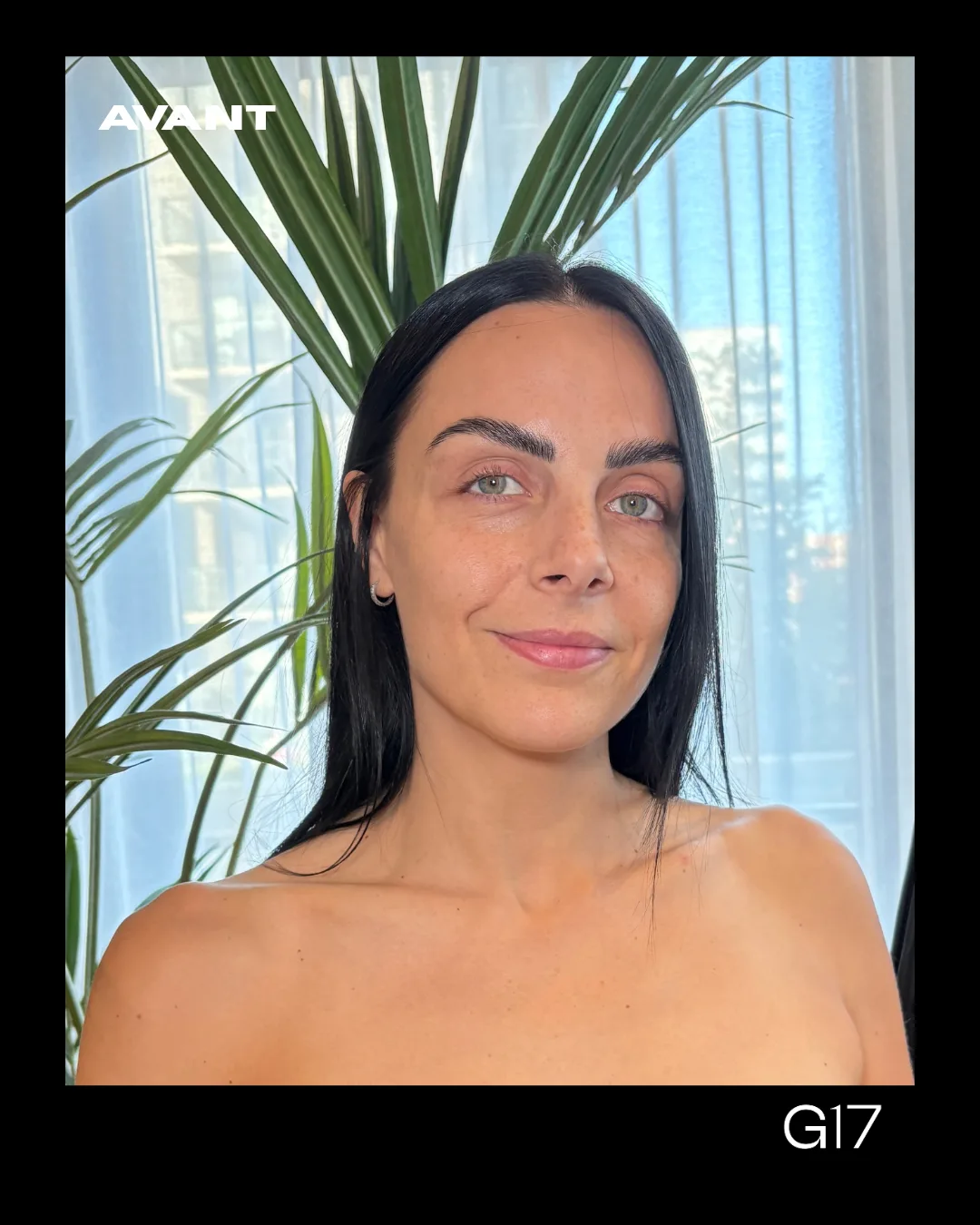 Nadine, carnation claire, avant sa séance de spray tan GLOW17 à Montréal
